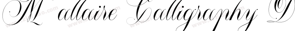 Mallaire Calligraphy Demo字体转换